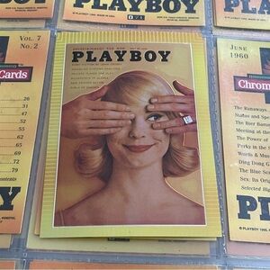 90s Vintage Playboy Chromium Cover Card Collectors 1995 #21